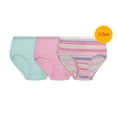 thumbnail image 1 of Pantaleta Fruit of the Loom para Niña, Algodón Premium Multicolor 3 Piezas Talla 4, 1 of 4