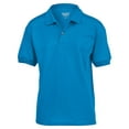 thumbnail image 1 of Gildan 8800B DryBlend Youth Polo Shirt -Sapphire-Medium, 1 of 2