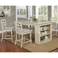 thumbnail image 4 of Furniture of America Wilson Counter Height Chairs - Set of 2, Antique White, 4 of 7