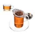 thumbnail image 3 of 6 paquetes de coladores de té con cuenco de goteo, filtros de té de 2,5 pulgadas para té de hojas sueltas, malla de acero inoxidable Te, 3 of 5