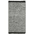 thumbnail image 2 of SAFAVIEH Montauk Sharlene Solid Braided Cotton Runner Rug, Black, 2'3" x 7', 2 of 7