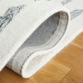 thumbnail image 5 of SAFAVIEH Casablanca Bojan Diamond Area Rug, Grey/Ivory, 8' x 10', 5 of 8