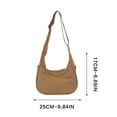 thumbnail image 3 of Women's Arrival Underarm Bag Nylon Fabric Shoulder Bag Bag Dumpling Bag Versatile Crossbody Small Bag For Commute, 3 of 6