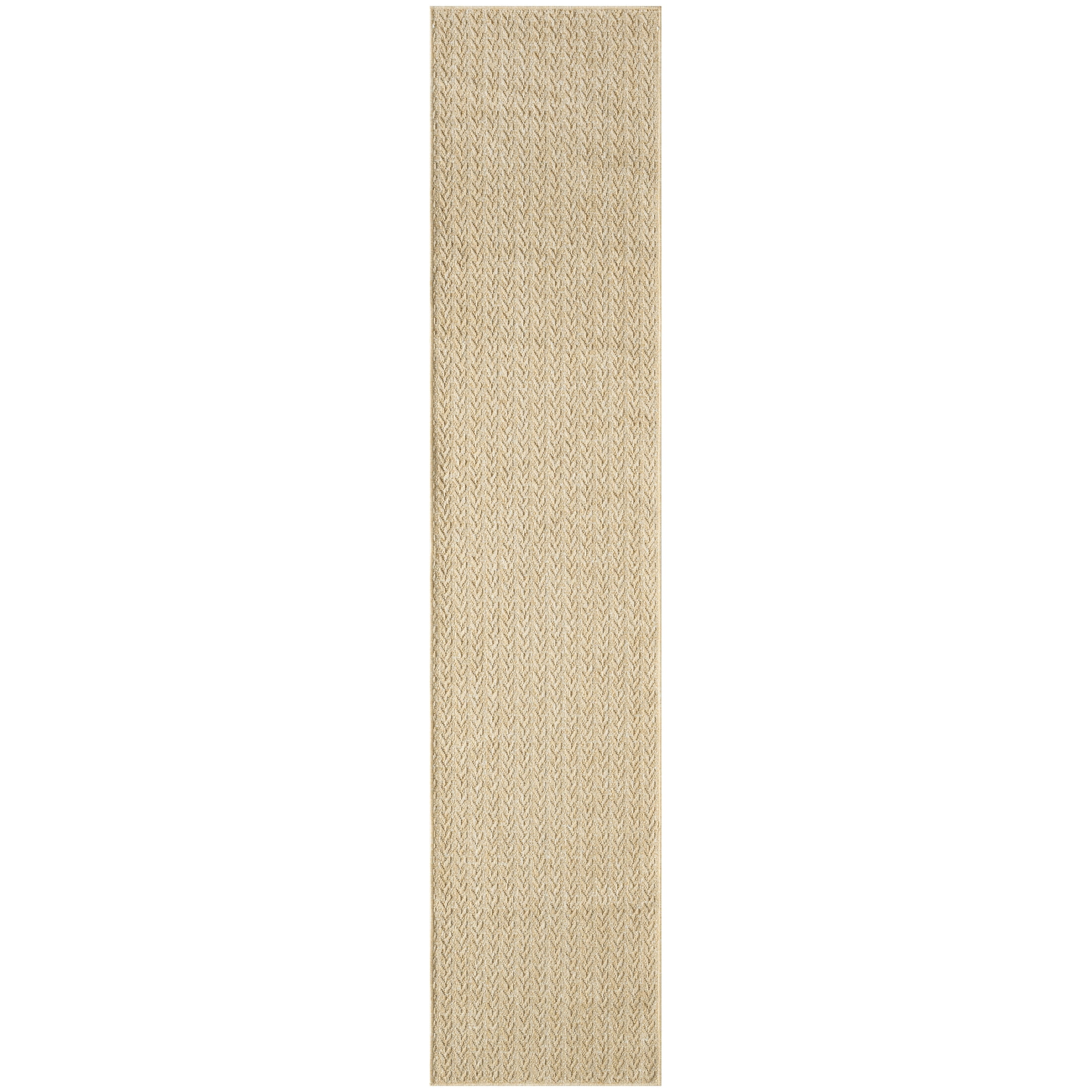 Nourison Tulum 2'2" x 10' Taupe Outdoor Rug