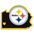 thumbnail image 4 of NFL Siskiyou Sports Fan Shop Pittsburgh Steelers Home State Decal One Size Team Color, 4 of 4