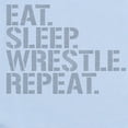 thumbnail image 2 of CafePress - Eat Sleep Wrestle Repeat Body Suit - Baby Light Bodysuit, Size Newborn - 24 Months, 2 of 4