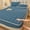 Blue, variant on Soft Bedsheet Thick Fleece Mattress Overlay Water and Bedspread Care Extend Mattress Life