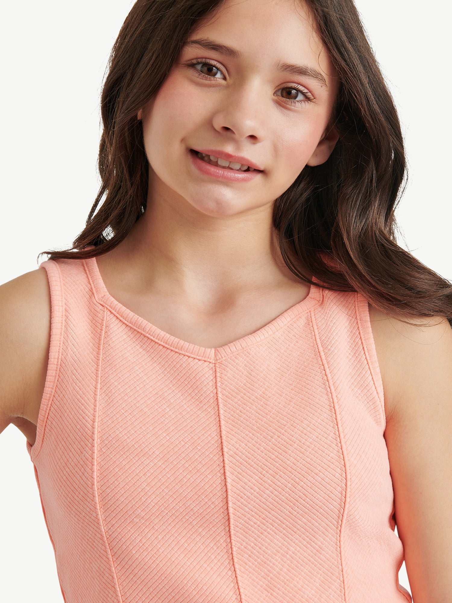 Justice Girls Rib Tank, Sizes XS - XLP