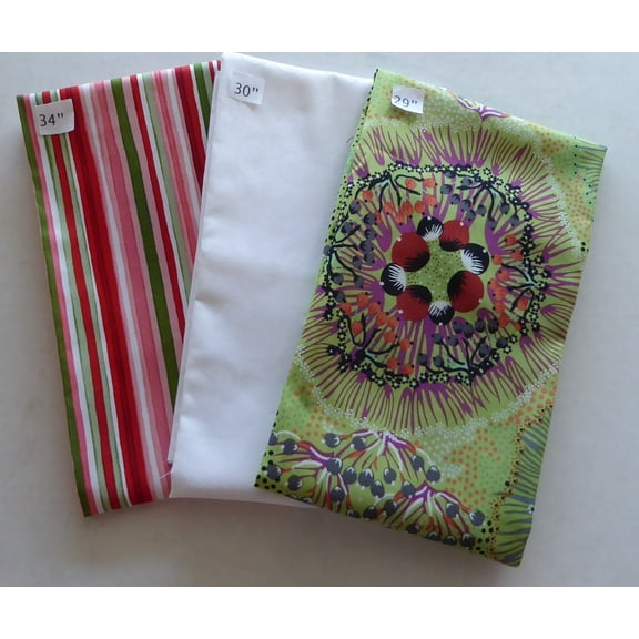 Aboriginal Green White Stripes 2 Yds 22 in Last of the Best End of Bolt