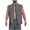 Dark Gray, variant on Wyobmus Mens Linen Vests Lightweight Gym Workout Zip Up Shirts Moisture Wicking Sports Sleeveless Jacket Vests Olive Green