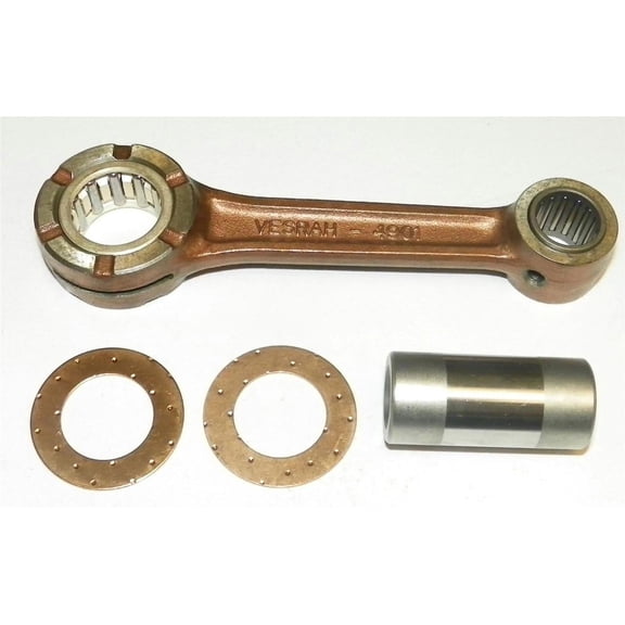 Connecting Rod Compatible with 1987-1993 Yamaha Wave Runner 500 Wave Jammer 500 496cc 2-Cylinder 2-Stroke 32 HP 5500 RPM PWC Rod Pin Bearings Personal Watercraft Wave Runner WR500