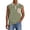 Army Green, variant on Men's Horizontal Striped Sleeveless Shirts Washed Tank Tops Button Down Polo Shirt Vintage Solid vest with Chest Pocket,Brown,XXXL