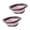 Pink, variant on 1. 2-Pack Foldable Silicone Colanders, Strainer Basket with Drain Holes, Dishwasher Safe for Kitchen Storage