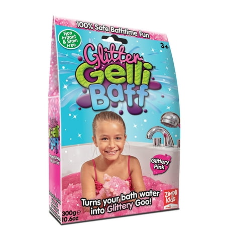 Zimpli Kids Pink Glitter Bath Gelli Baff - 1 Use, 300g - 1 Use