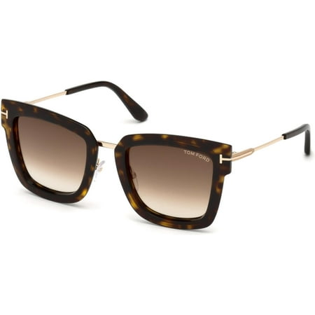 Sunglasses Tom Ford FT 0573 Lara- 02 52F dark havana / gradient brown