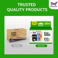 thumbnail image 5 of 935XL 934XL  Ink Cartridges Compatible for  934 935 Ink Cartridges Work with Officejet 6220 6812 Officejet Pro 6230 Printers(4 Pack), 5 of 12