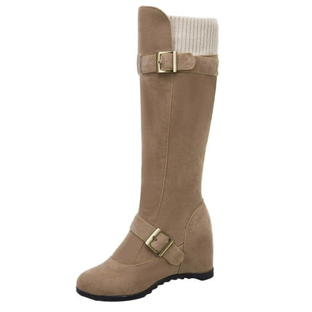 

jsaierl Flat Frosted Fabric Boots Fashionable And Charming Women s Boots