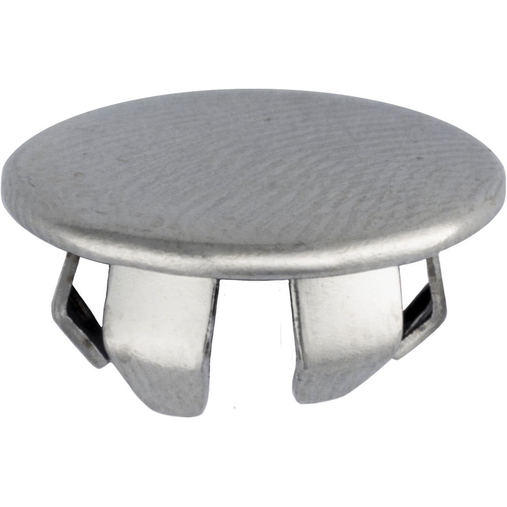 50 Nickel Plated Plug Buttons 3/8" Hole Size 1/2" Head