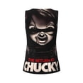 thumbnail image 5 of Lsque Chucky Printed Workout Tank Tops for Women, Athletic Sports Tank Tops, Compression Sleeveless Dry Fit Shirts,Sleeveless Yoga Shirt-Large, 5 of 9