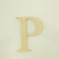 thumbnail image 3 of Package of 1, 6 Inch X 3/4" Thickness Baltic Birch Wood Letter P in The Times New Roman Font, Thick, Upper Case for Art & Craft Project, Made in USA, 3 of 4