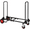 330lbs-black, variant on RedSwing 2 in 1 Convertible Hand Truck, Portable 4 Wheel Dolly Cart with Swivel Wheels, Heavy Duty Platform Cart for Moving, 330 Lbs Capacity
