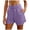 Purple, variant on vigerkar Women's 5" Athletic Running Shorts Quick Dry Lightweight Workout Gym Shorts with Pockets (Purple, 3XL)