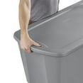 thumbnail image 2 of Sterilite189 L Tote Box Titanium, 2 of 4