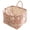 Floral-3, variant on Boho Fabric Storage Basket, Large 13x10.6x10.2 Inch Quilted Basket with Handles, Collapsible Laundry Hamper for Clothes, Toys, and Home Organization