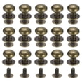 thumbnail image 1 of Unique Bargains 10mm Ball Head Stud Rivets Screw Back, 15Pack Round Head Button Nipple Rivet, Bronze Tone, 1 of 7