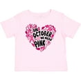 thumbnail image 3 of Inktastic In October We Wear Pink Breast Cancer Awareness Heart Boys or Girls Baby T-Shirt, 3 of 5