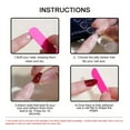 thumbnail image 3 of RAGUPEL Press on Nails Short,Brightening Color Effect Almond Nail Tips,Long Lasting Vibrant Finish Extra Short Press On Nails,Blue, 3 of 7