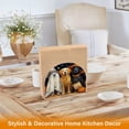 thumbnail image 5 of Qxltty Halloween Puppy Acrylic Napkin Holder Set of 1 Transparent Dining Table Kitchen Cafeteria Home Decor 4.1x4.9x1.97in, 5 of 9