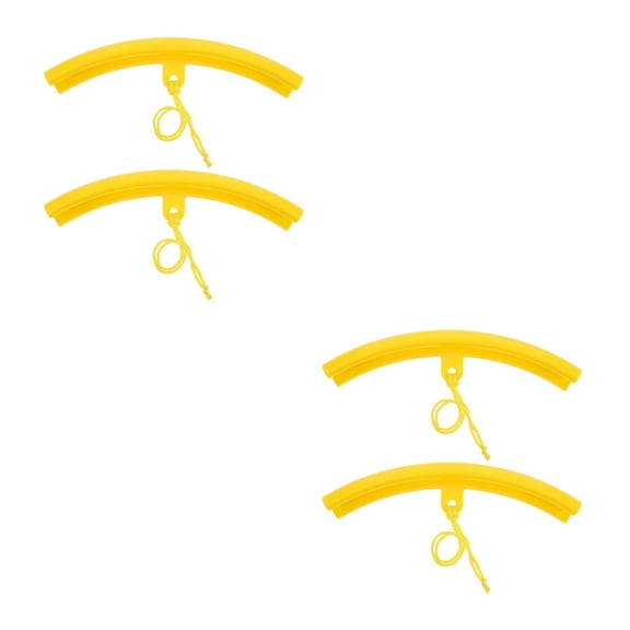 WORGEOUS 4 pcs Car Wheel Rim Edge Protector Vehicle Tire Guard Rim Protector Universal Car Wheel Guard For Curb Wheel Scratch Prevention