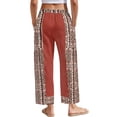 thumbnail image 2 of Yuyamidu Red Aztec Western Womens Pants Size M Flowy Loose Fit Slacks Pants Petite Breathable Business Casual Trousers Western Tribal Outfits, 2 of 7