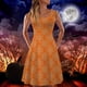 thumbnail image 2 of Mujeres Casual sin mangas tanque vestidos cuello redondo verano Halloween estampado vestido para fiesta Pompotops ghjkhdj6151, 2 of 5