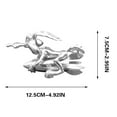 thumbnail image 2 of Uutvmp Coyote Rocket Hood Ornament, Cartoon Vintage Car Decoration, Vehicle Exterior Decor Emblems Accessories, Automotive Metal 3D Hood Statue, Suitable for All Types of Cars, 2 of 7
