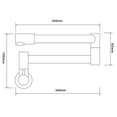 thumbnail image 5 of Dww-robinet Mural Pliant Robinet D'eau Froide Simple En Acier Inoxydable Sus304, 5 of 5