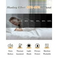 thumbnail image 6 of Fsddascl Aqua Yellow Stripe Blackout Curtains for Bedroom/Living Room, Thermal Insulated Kitchen Curtains, Abstract Art Modern Vertical Striped Grommet Darkening Window Treatment Drapes 52"x54"x2, 6 of 8