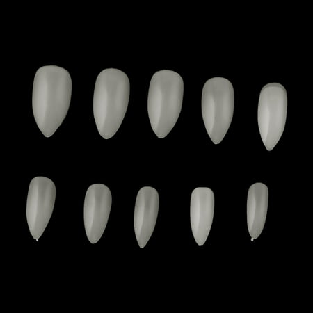 Lady Diy Plastic False Fingernail Nail Tips Decoration Tool White
