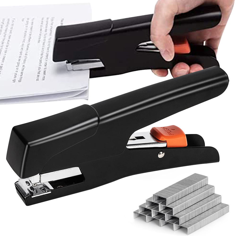 Staplers for Desk, Office Stapler Heavy Duty with 1000 1/4" Staples
