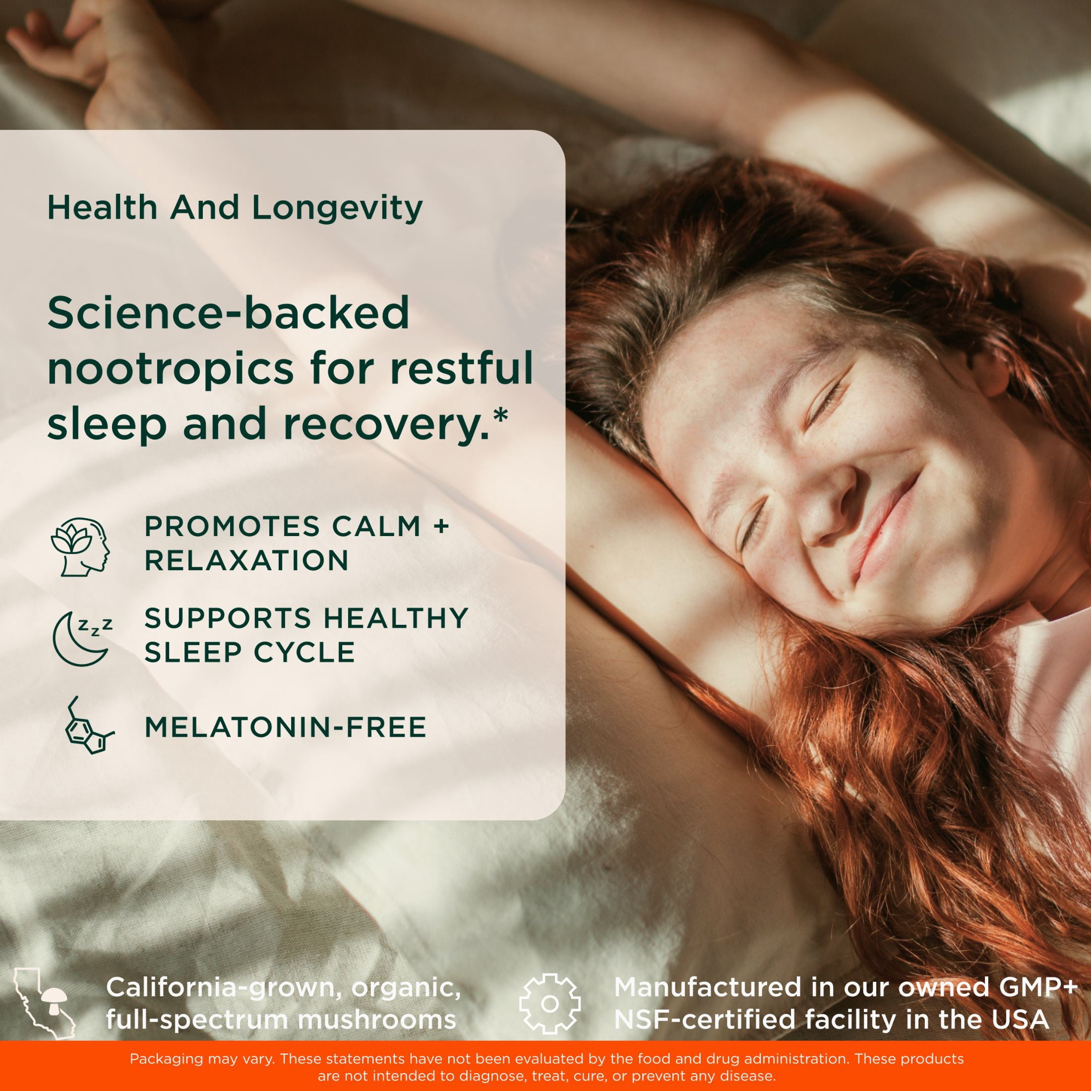 The Genius Brand Genius Rest Nootropic – Melatonin-Free Sleep Support Supplement for Calm & Relaxation – Lemon Tea – 30 Servings