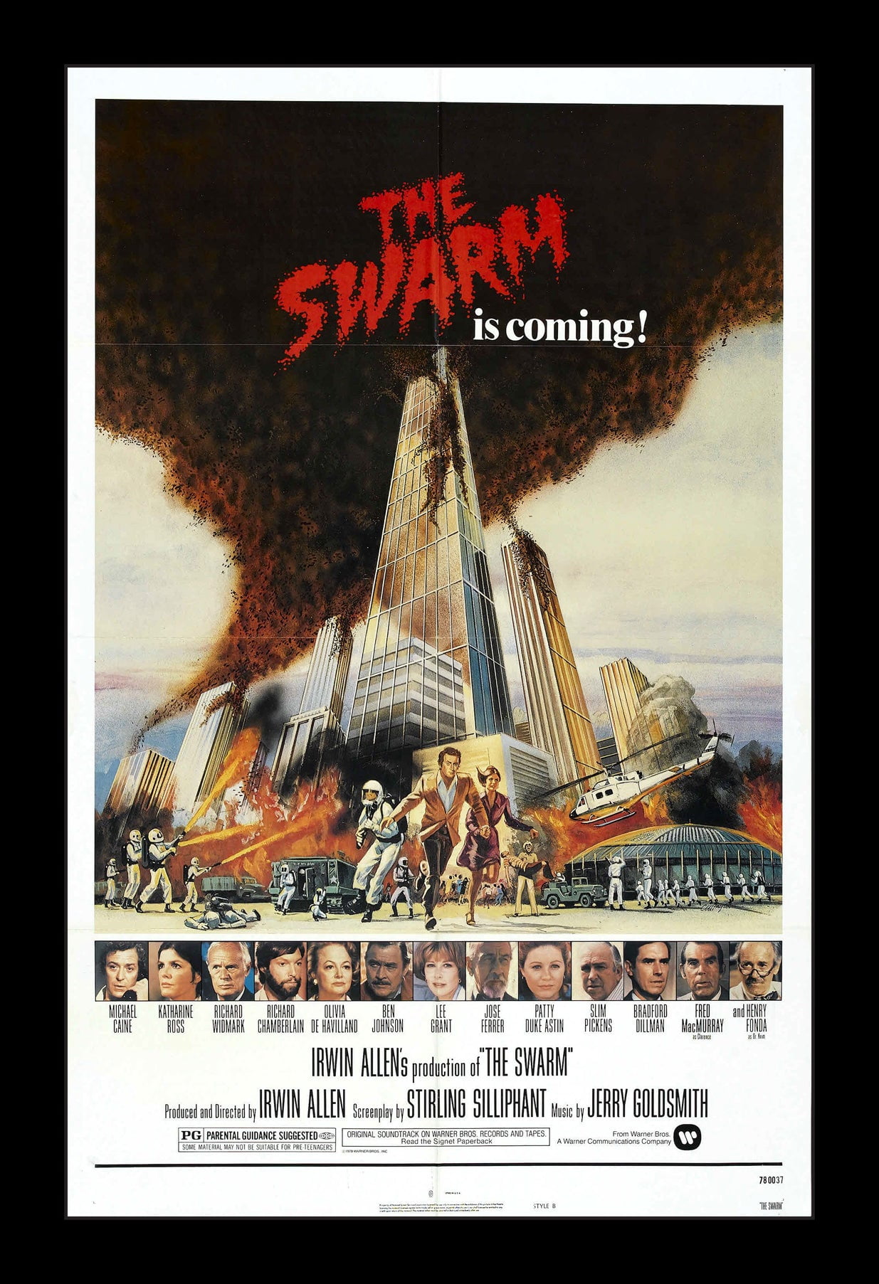 THE SWARM 11x17 Framed Movie Poster