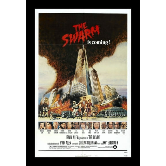 THE SWARM - 11x17 Framed Movie Poster