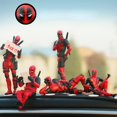 thumbnail image 2 of Deadpool Groot figura de acción de Anime, modelo de postura sentada, x-men, Mini muñeca, decoración de coche, colección de Marvel, estatuilla, juguetes, regalo QYM unisex, 2 of 2