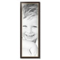 thumbnail image 2 of ArtToFrames 12" x 38" Mahogany and Gold Slope Picture Frame, 12x38 inch Brown MDF Poster Frame (WOM-4447), 2 of 8