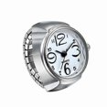 thumbnail image 2 of Ring Watch Analog Quartz Watch Dial Elastic Band Creative Finger Watch Men Women, 2 of 4