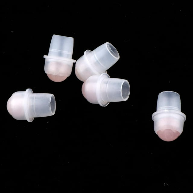 Rueda de bola de repuesto de 5 piezas shamjiam con aceites esenciales rosas Tapas de rodillos de aceites esenciales