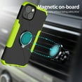 thumbnail image 5 of SaniMore for iPhone 14 Plus 6.7" 2022 Case, [360°Rotating Kickstand] [Magnetic Car Mount]Shockproof Anti-drop Tri-layer Matte Hybird Rugged Heavy Duty Protective Shell For iPhone 14 Plus, Rose, 5 of 14