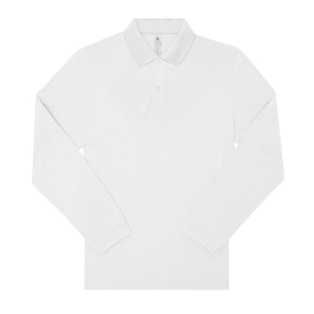 B&C Polo à Manches Longues pour Hommes My
