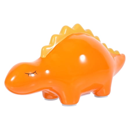 Ceramic Piggy Bank Cartoon Dinosaur Storage Container Money Saving Pot for Kids